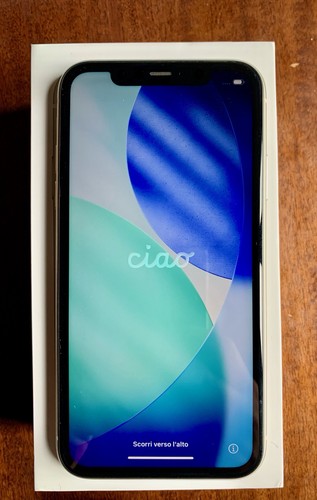 Apple iphone 128 - apple, bianco