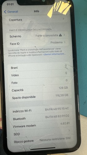 Scheda madre iphone 128gb - 11,