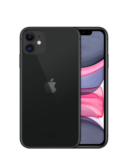 Apple iphone 128 - apple, nero